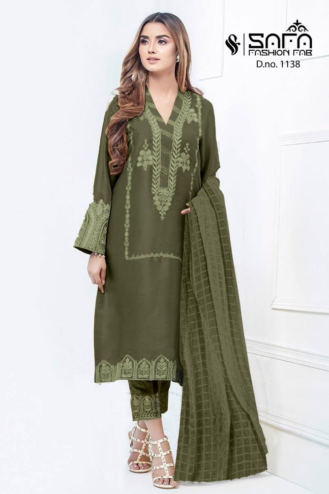 Safa Fashion 1138 Readymade Pakistani Suits Catalog
